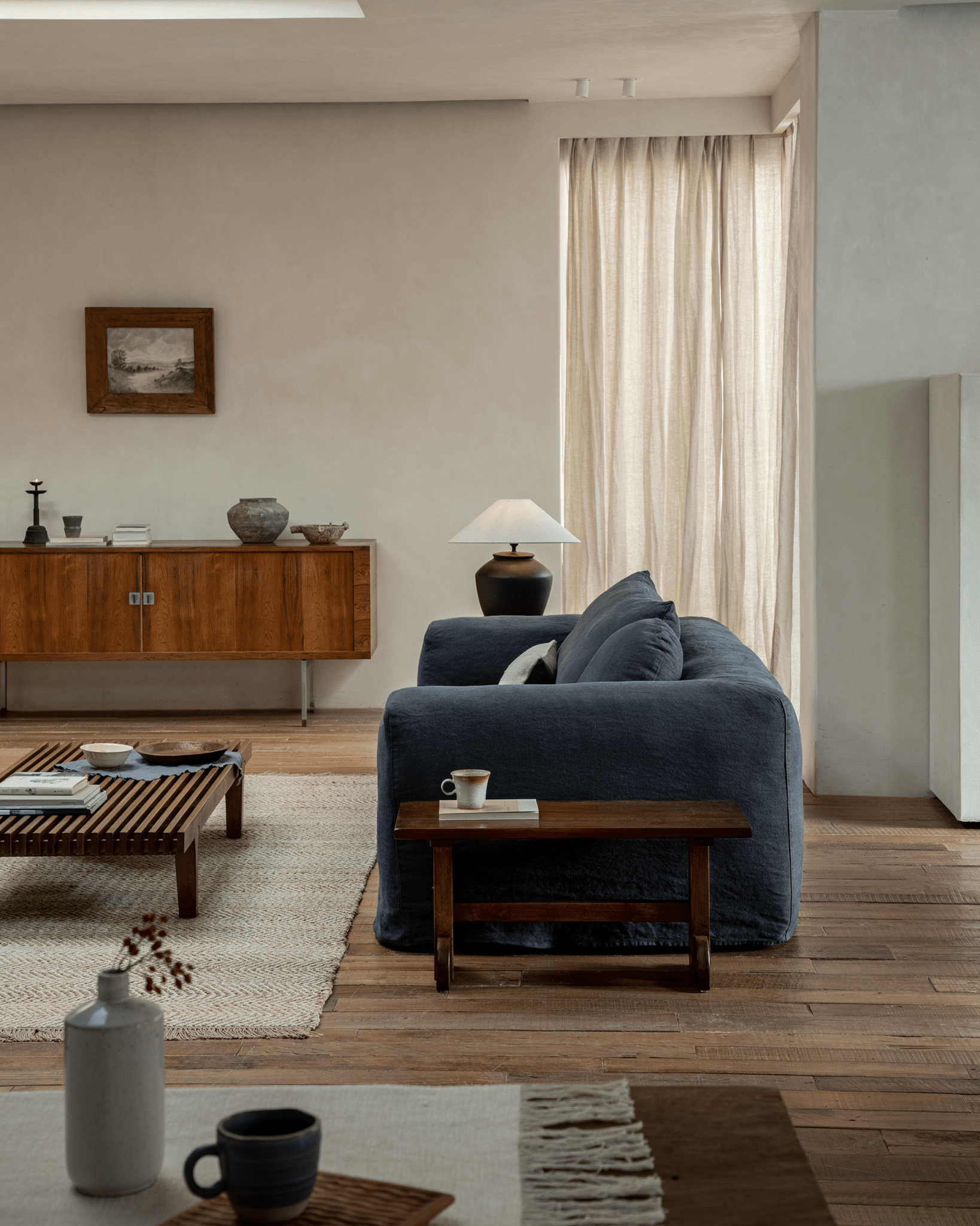 Domu Natural Slipcover Sofa