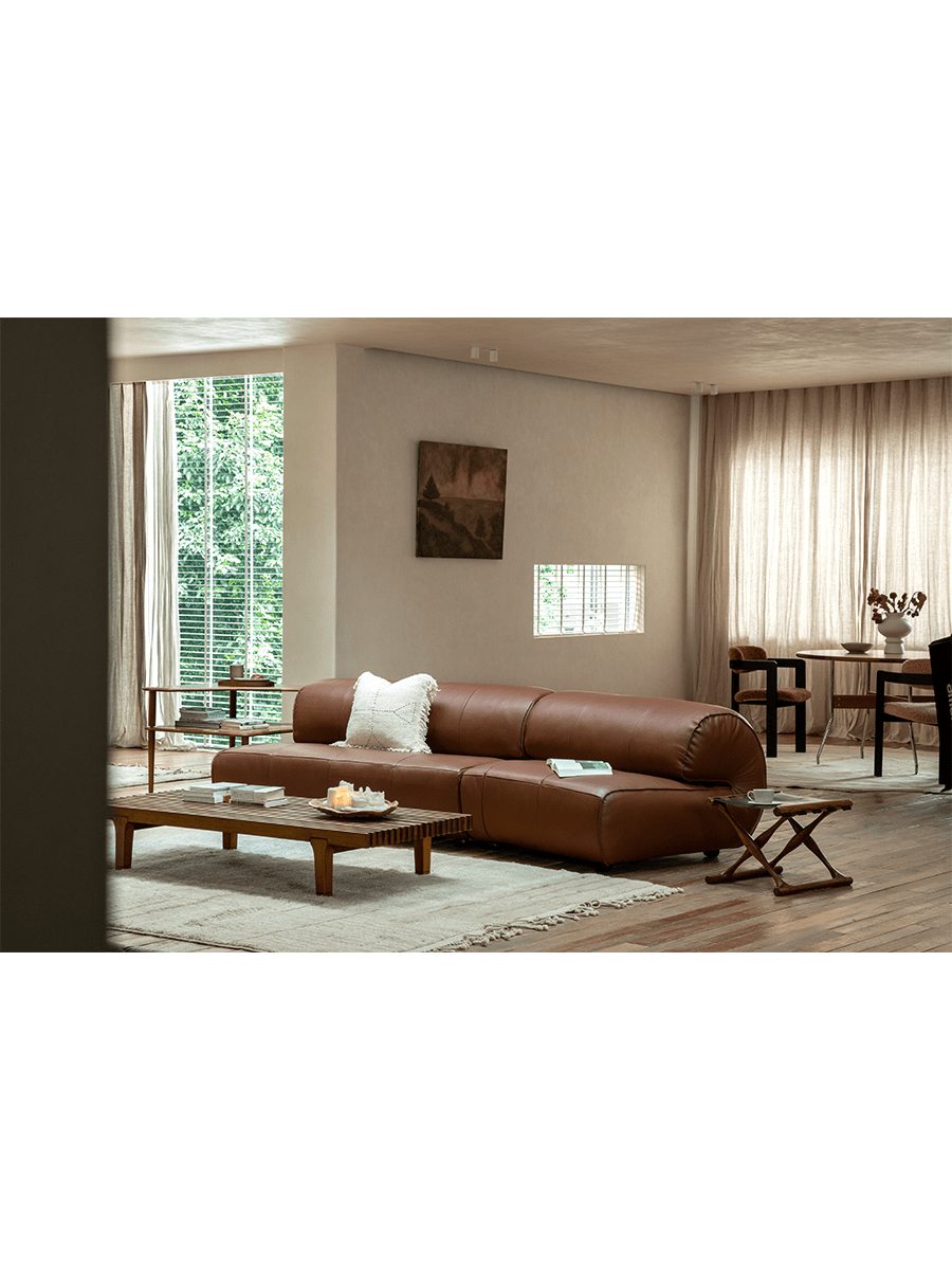 Wave Nappa Ledersofa