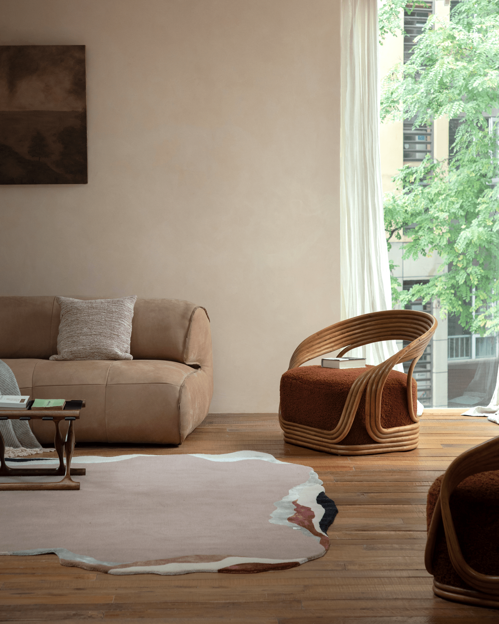 Undina Rattan-Loungesessel