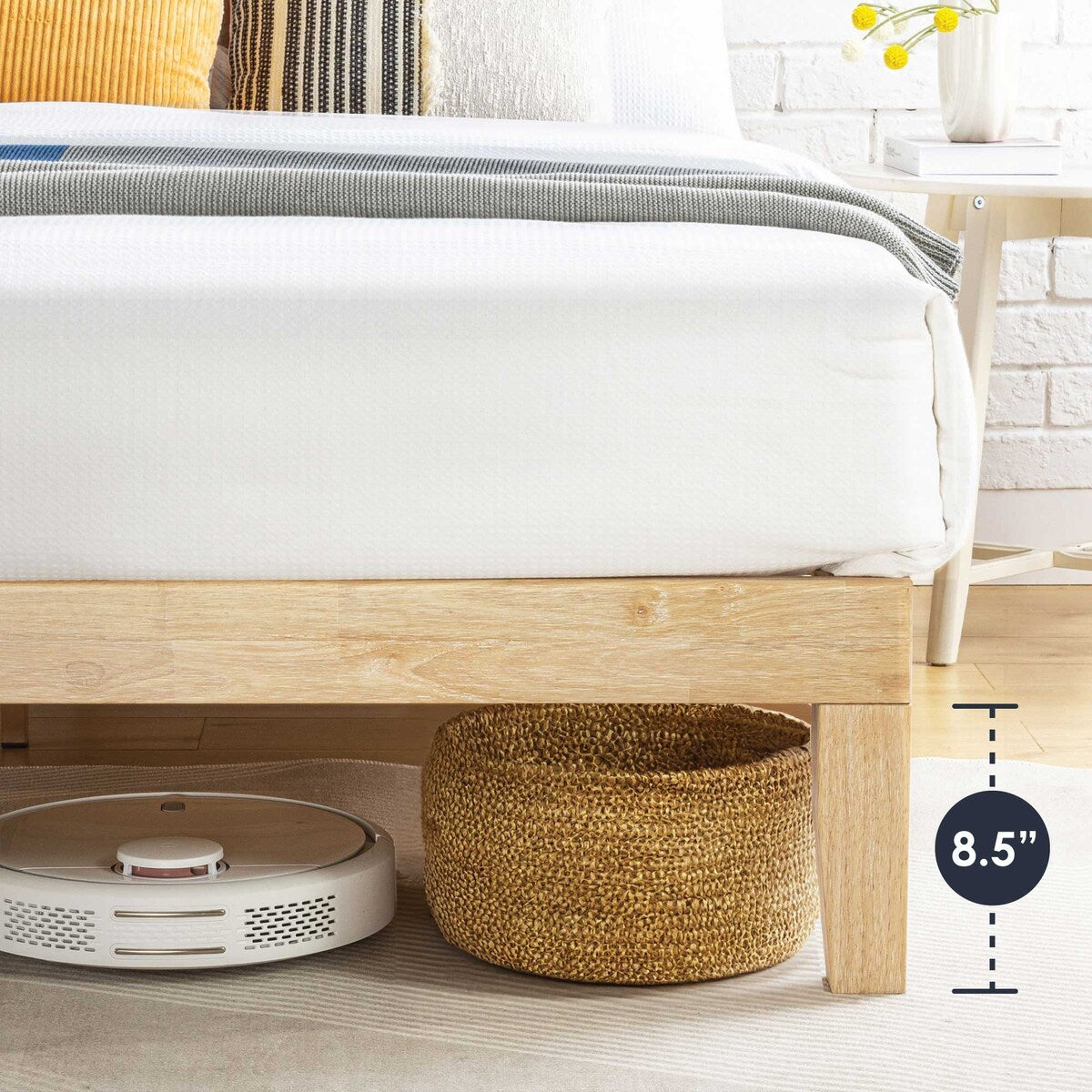 12 Klassische Plattformbettgestelle aus Massivholz