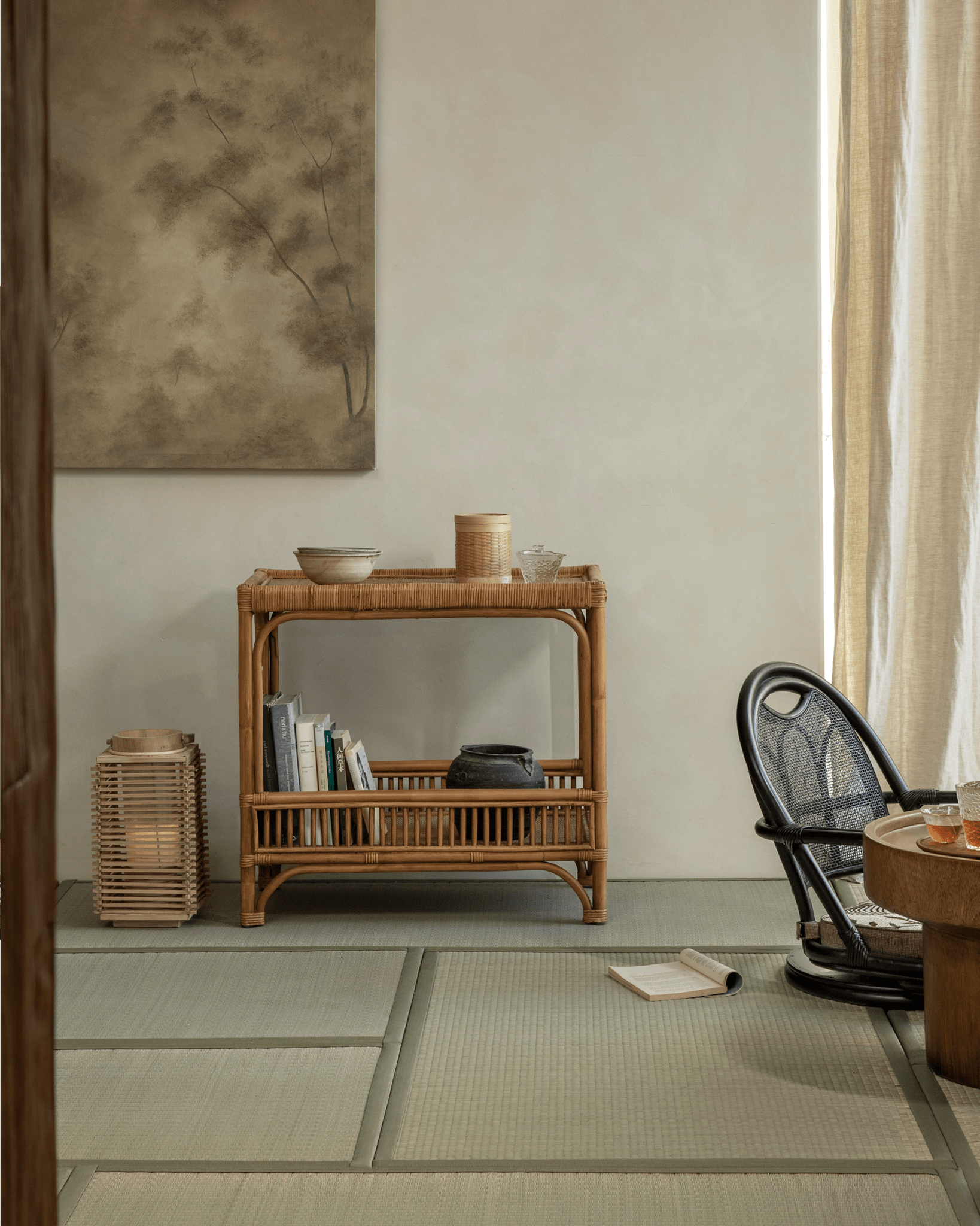 Kaeo Rattan Beistelltisch