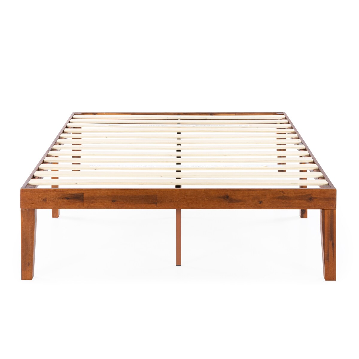 Klassisches 16-Zoll-Plattformbettgestell aus Massivholz in verschiedenen Ausführungen