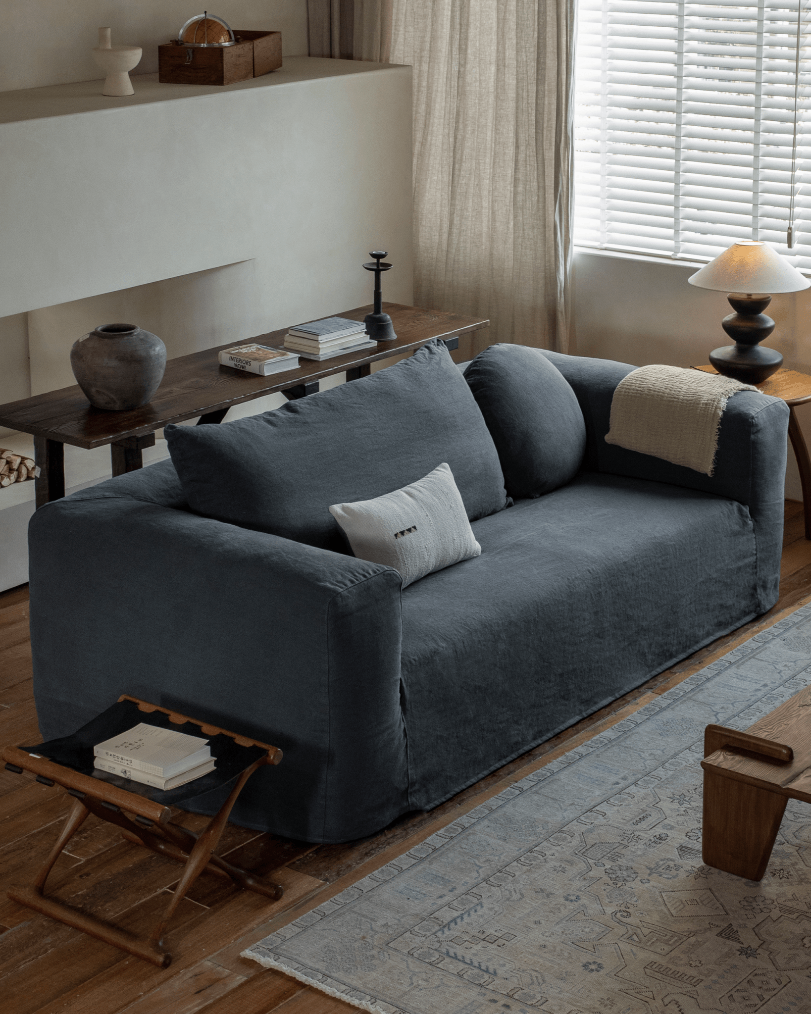 Domu Natural Slipcover Sofa