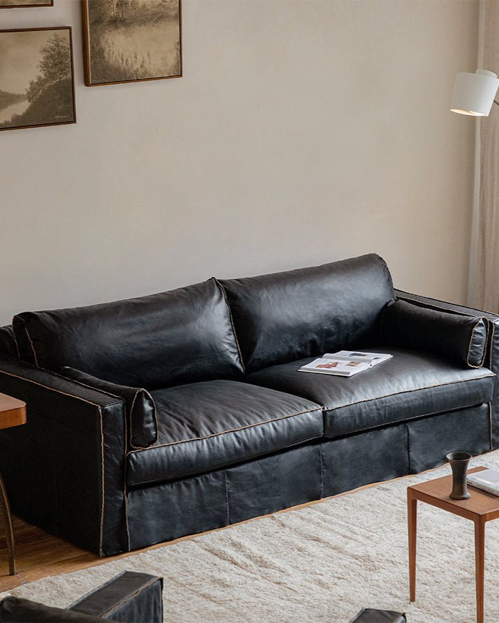 Skirt Leather Sofa