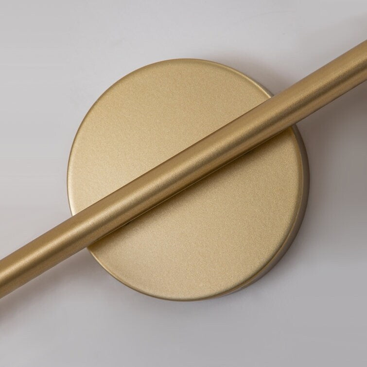 2/3-flammige Badezimmer-Wandleuchte mit Glasschirm