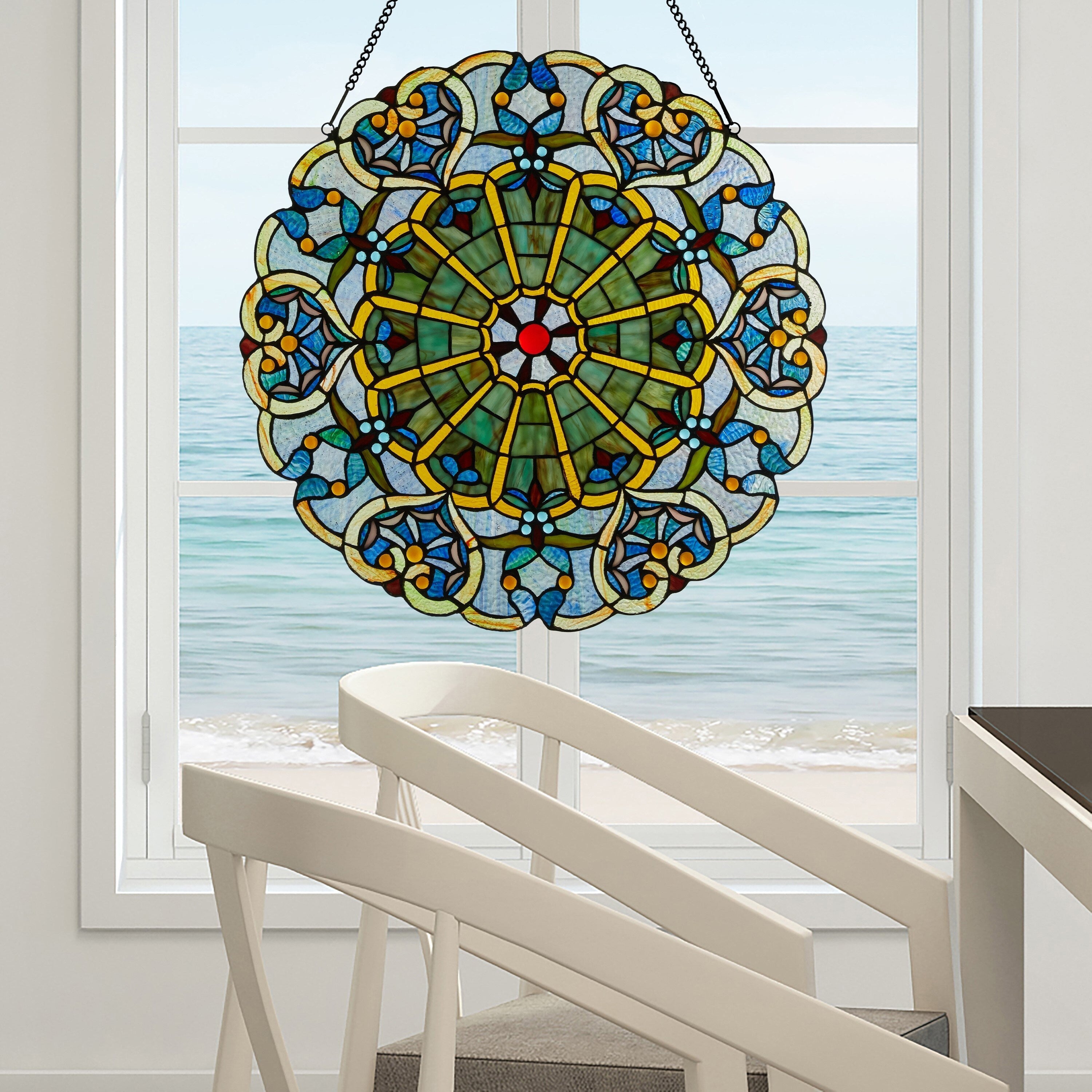 22 H Viktorianisches Buntglasfenster von River of Goods