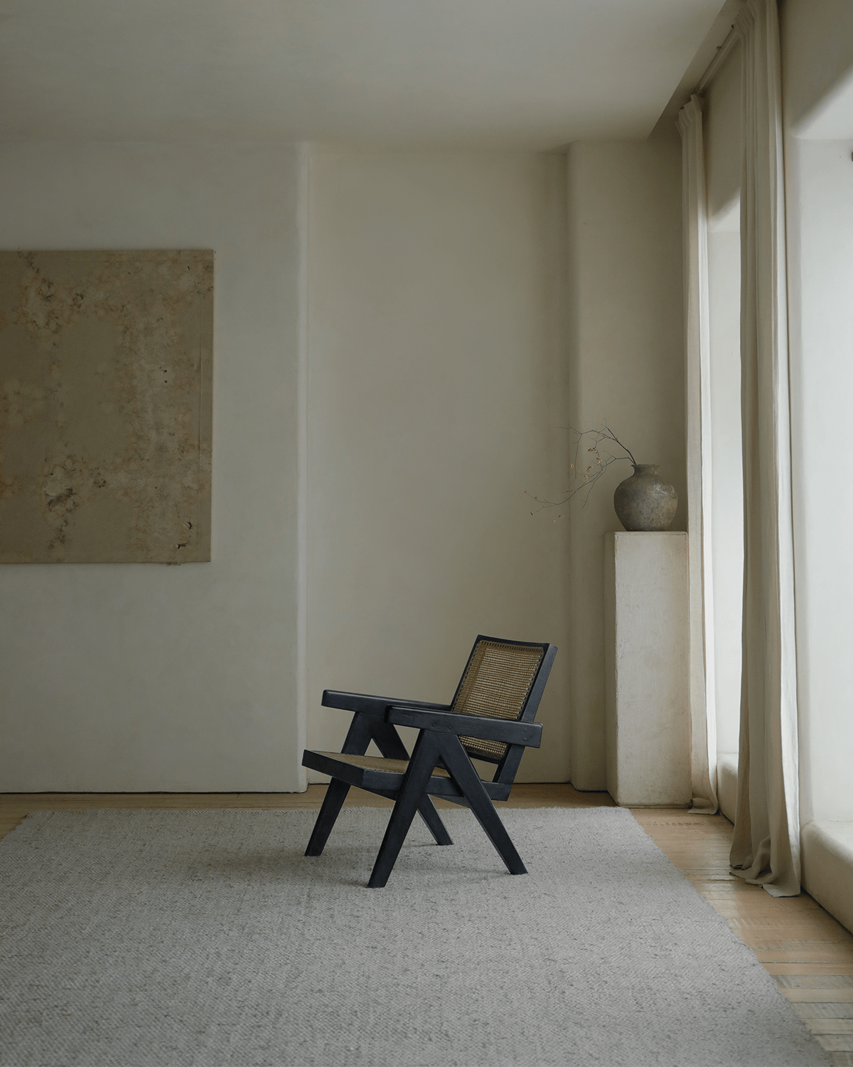 Chandigarh Armrest Easy Chair