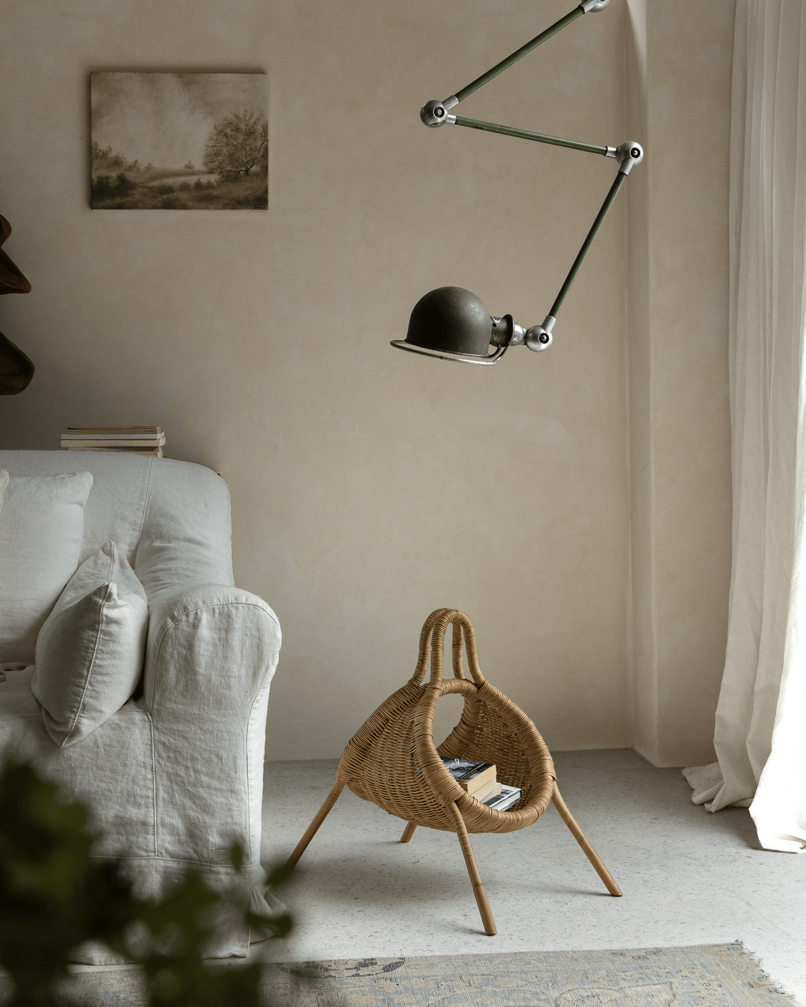 Molly Aufbewahrungskorb aus Rattan