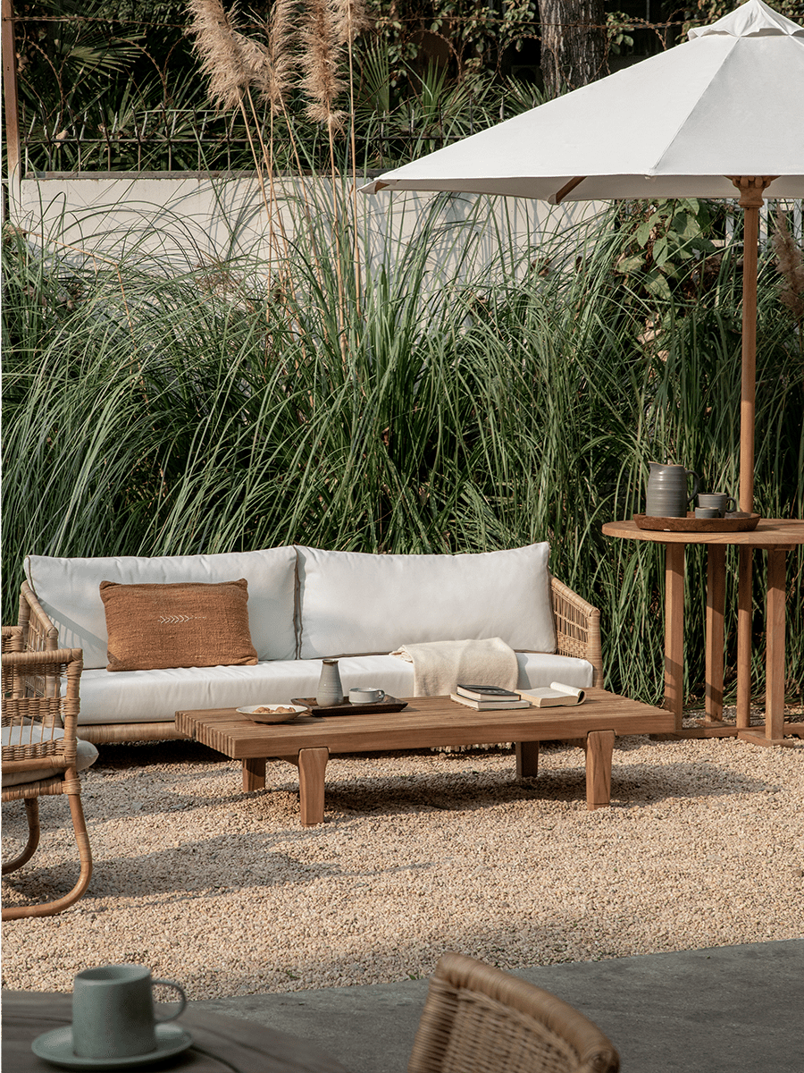 Couchtisch für den Außenbereich