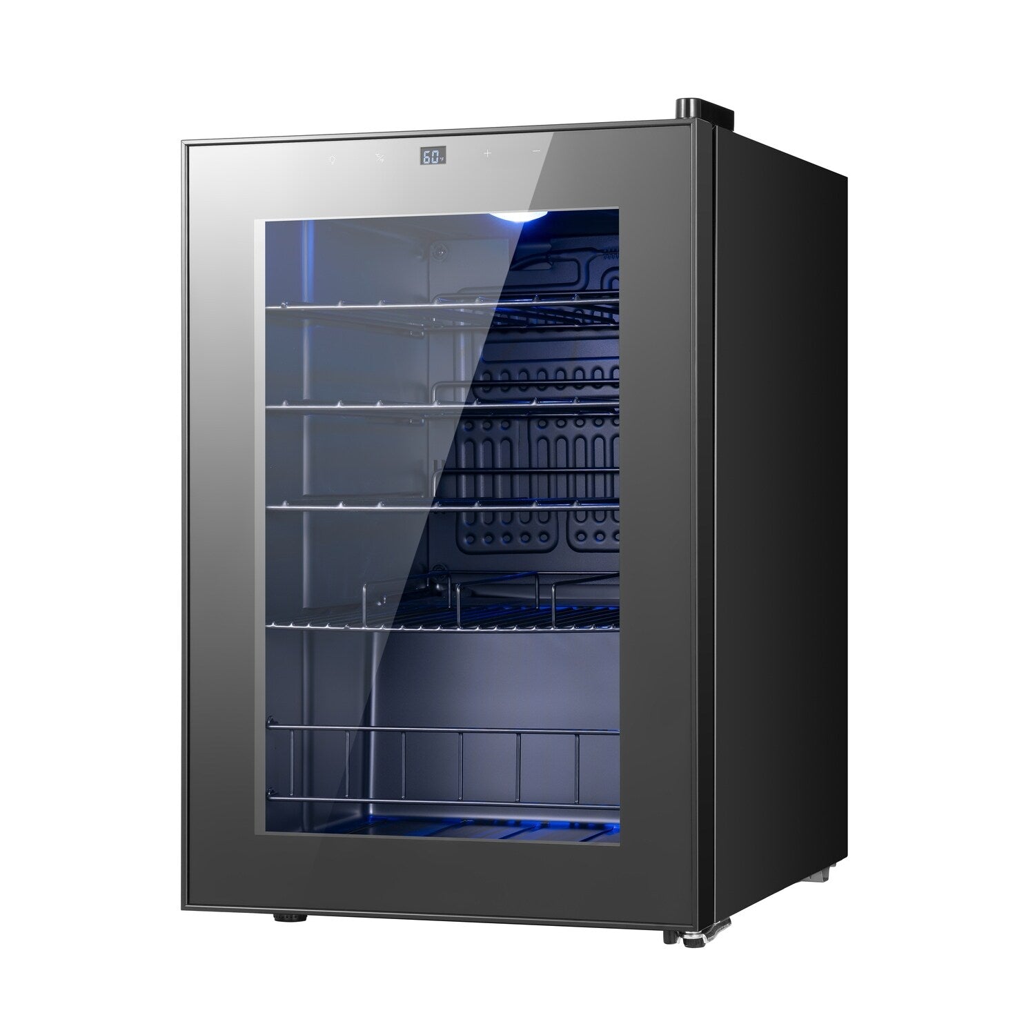 17-Zoll-Wein-/Getränkekühlschrank, 20 Flaschen, freistehend, digitale Temperaturregelung