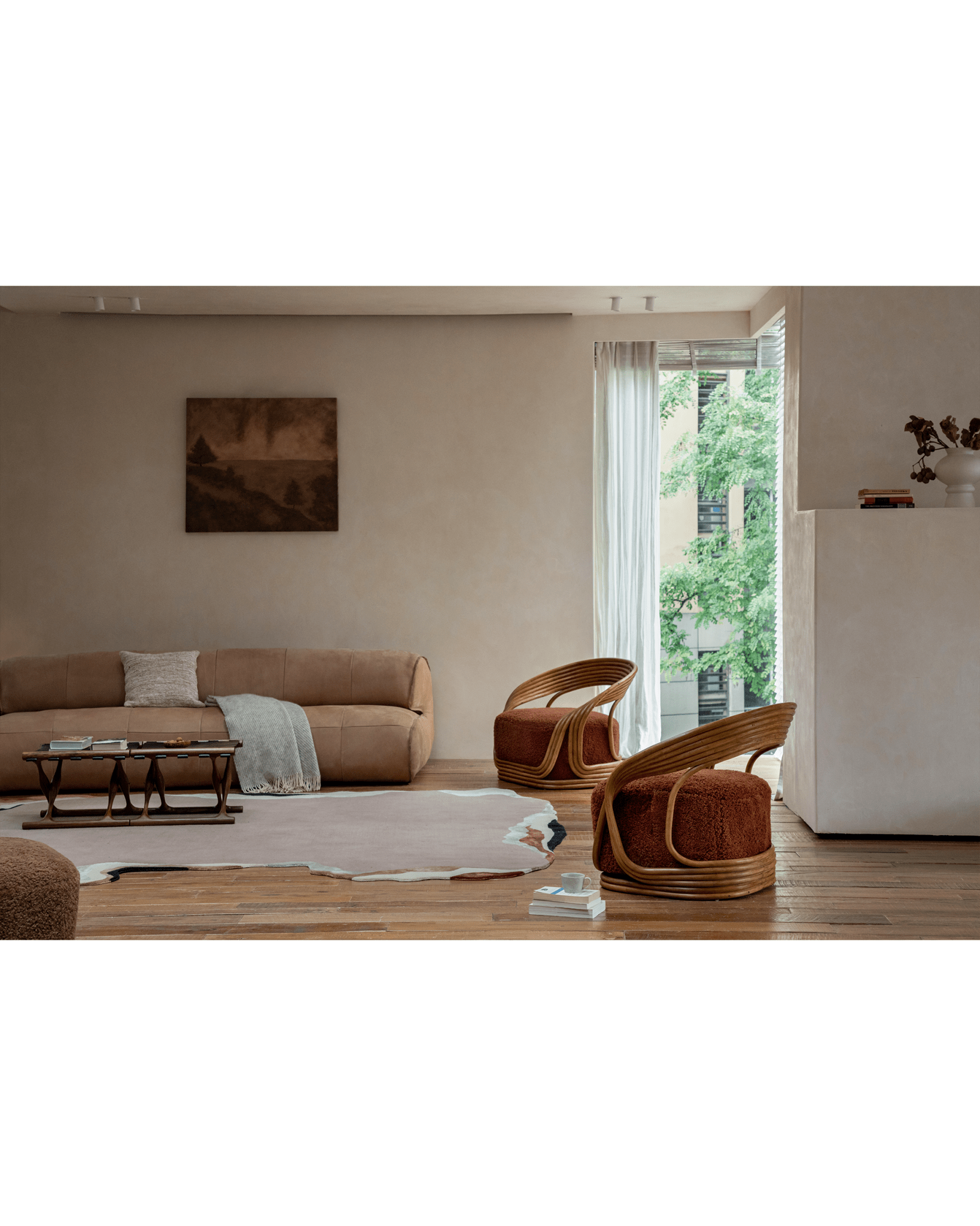 Undina Rattan-Loungesessel