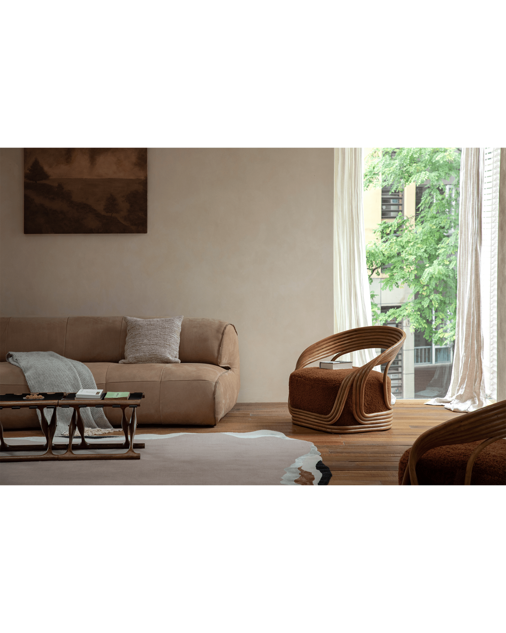 Undina Rattan-Loungesessel