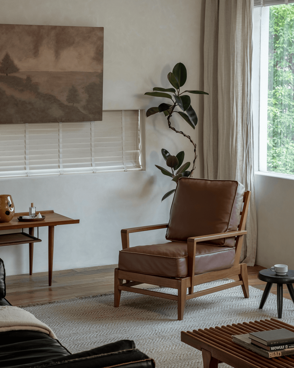 René Leder-Loungesessel