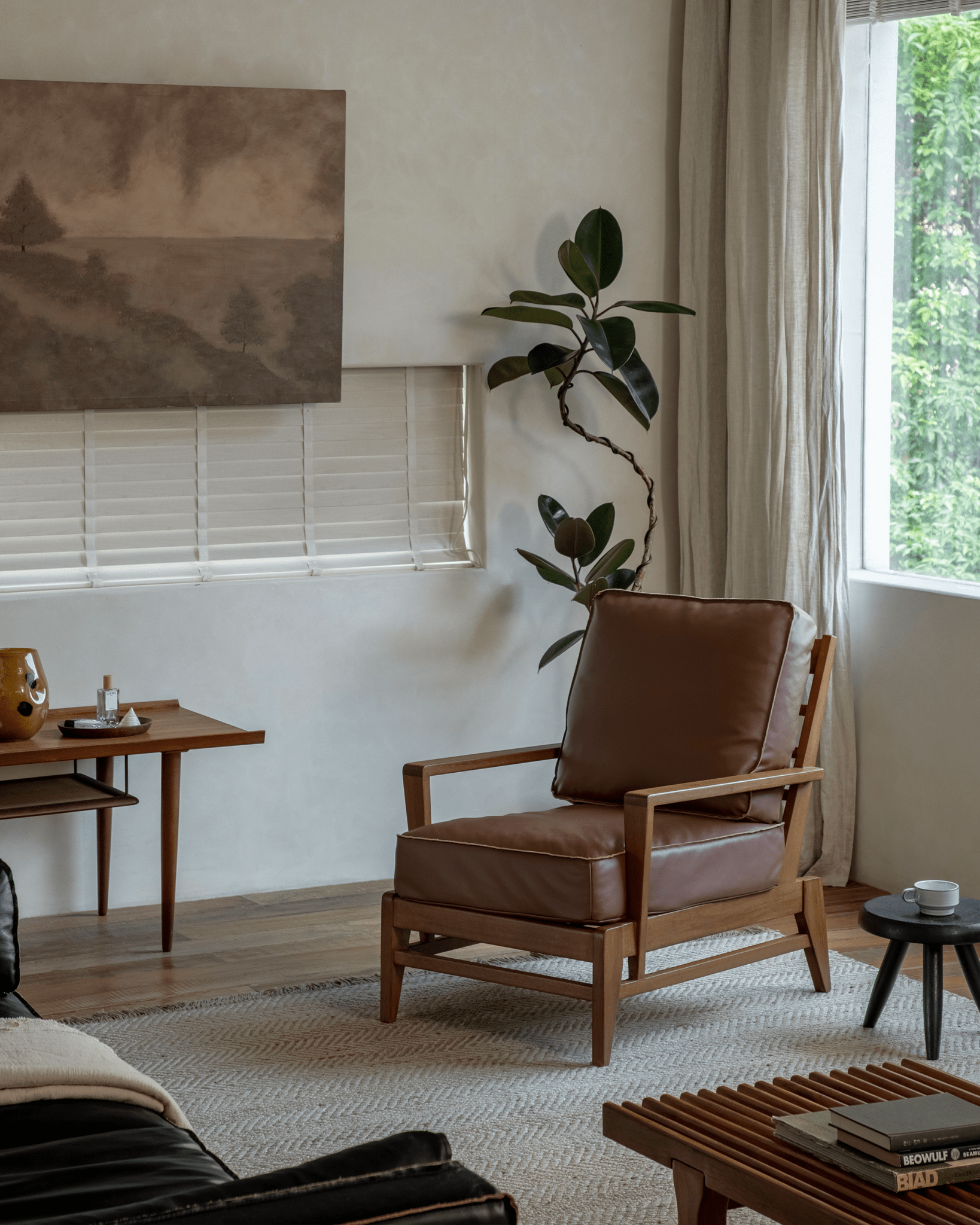 René Leder-Loungesessel