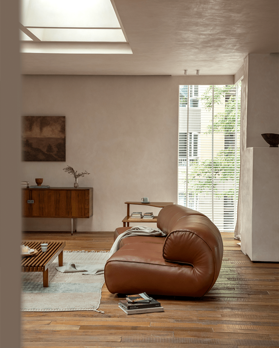 Wave Nappa Ledersofa