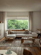 Modulares Sofa aus Tatami-Leinen