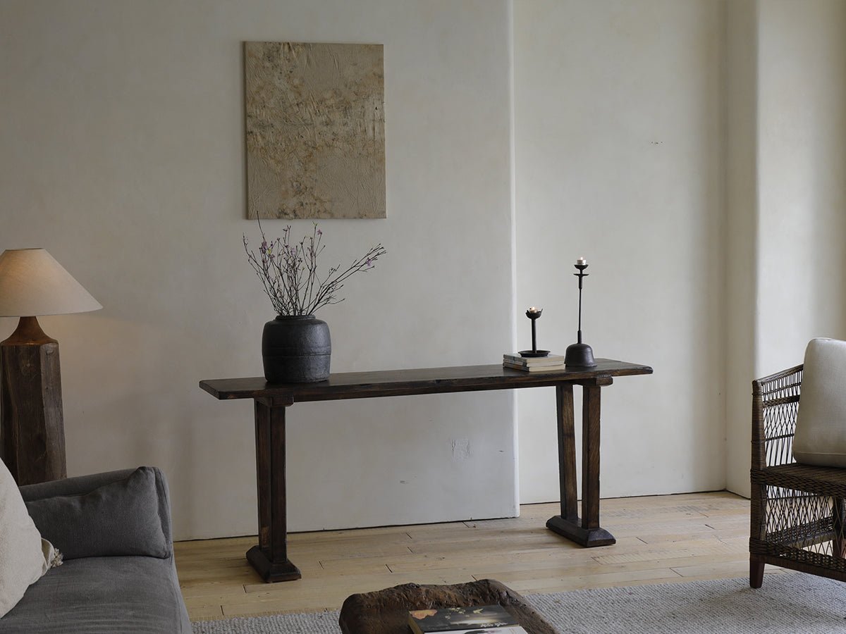 Trapezoid Console Table