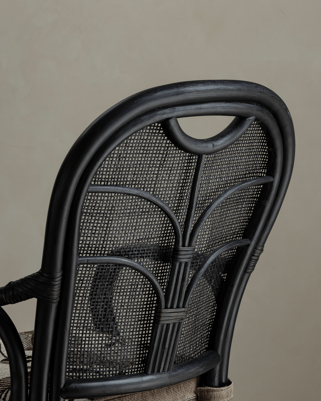 Ray Mini-Drehstuhl aus Rattan