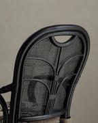 Ray Mini-Drehstuhl aus Rattan