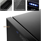 Weinkühlschrank für 12 Flaschen, Mini-Weinkeller (12-19 °C), Tisch-Weinkühlschrank mit digitaler Temperaturregelung