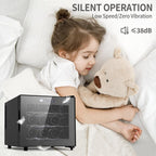 Weinkühlschrank für 12 Flaschen, Mini-Weinkeller (12-19 °C), Tisch-Weinkühlschrank mit digitaler Temperaturregelung