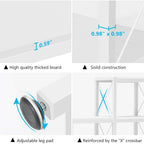 Leiterregal mit 12 Ablagen, Eckregal im Industriestil