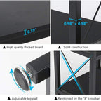 Leiterregal mit 12 Ablagen, Eckregal im Industriestil