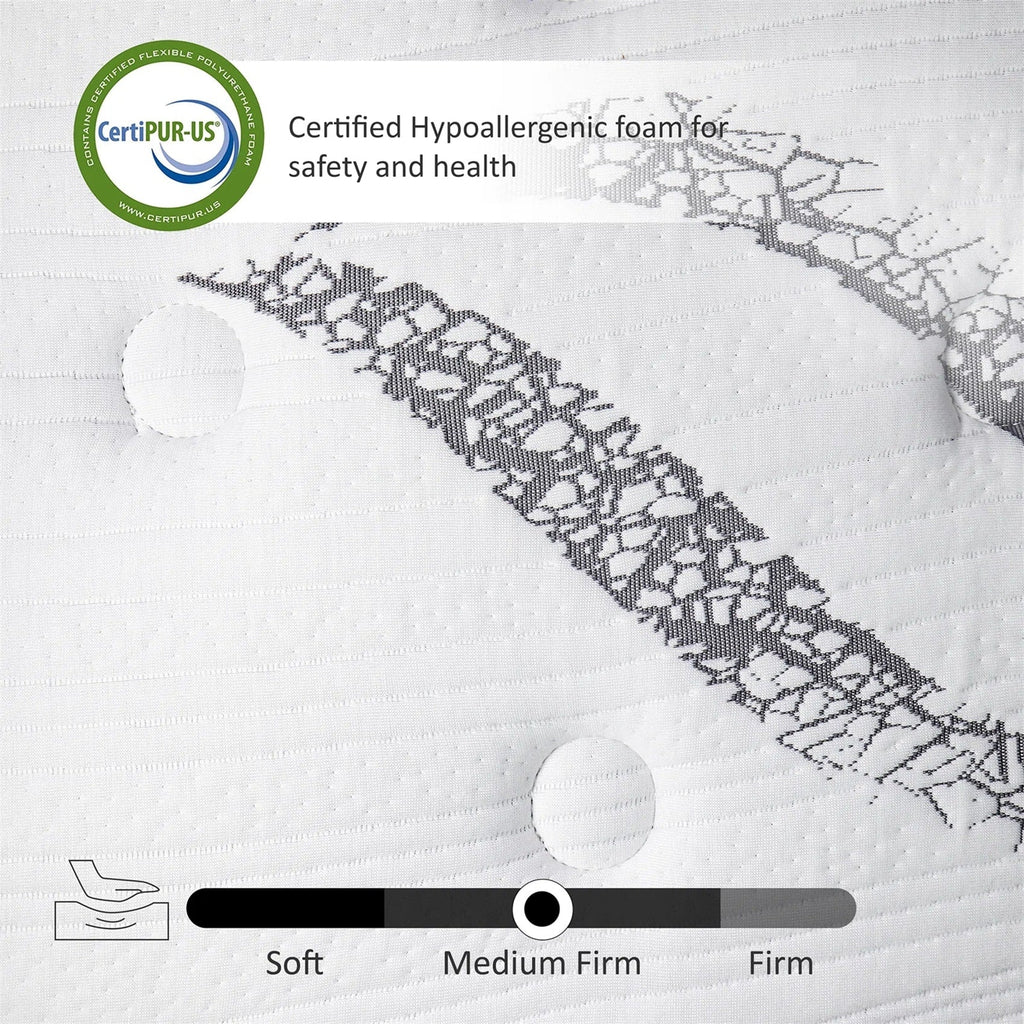 12-Zoll-Hybrid-Gel-Memory-Schaum-Matratze im Karton
