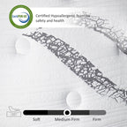 12-Zoll-Hybrid-Gel-Memory-Schaum-Matratze im Karton