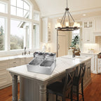 Elektrische Doppelzylinder-Fritteuse aus Edelstahl, 12,7 QT/12 L