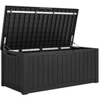 Große, wasserfeste und abschließbare Deckbox aus Kunstharz (120–260 Gallonen)