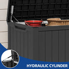 Große, wasserfeste und abschließbare Deckbox aus Kunstharz (120–260 Gallonen)