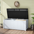 Große, wasserfeste und abschließbare Deckbox aus Kunstharz (120–260 Gallonen)