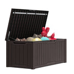 Große, wasserfeste und abschließbare Deckbox aus Kunstharz (120–260 Gallonen)