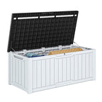 Große, wasserfeste und abschließbare Deckbox aus Kunstharz (120–260 Gallonen)