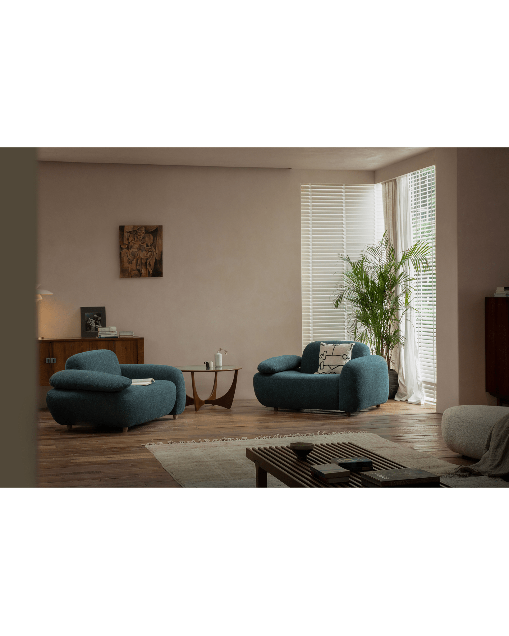 Gestein Bouclé Sessel