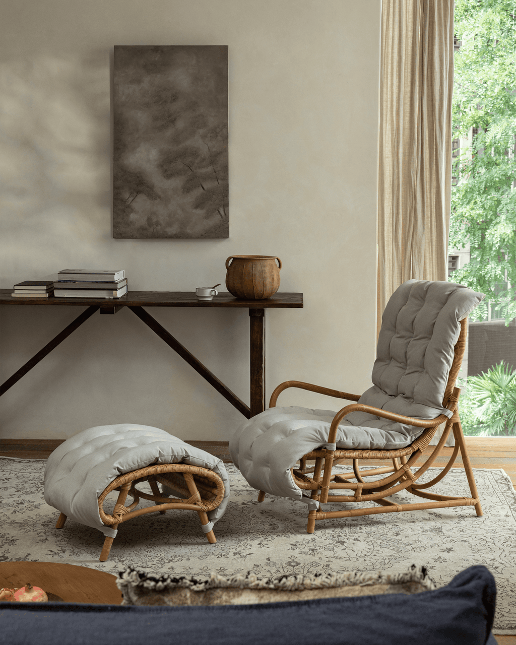 Nalgae Rattan Lounge Chair