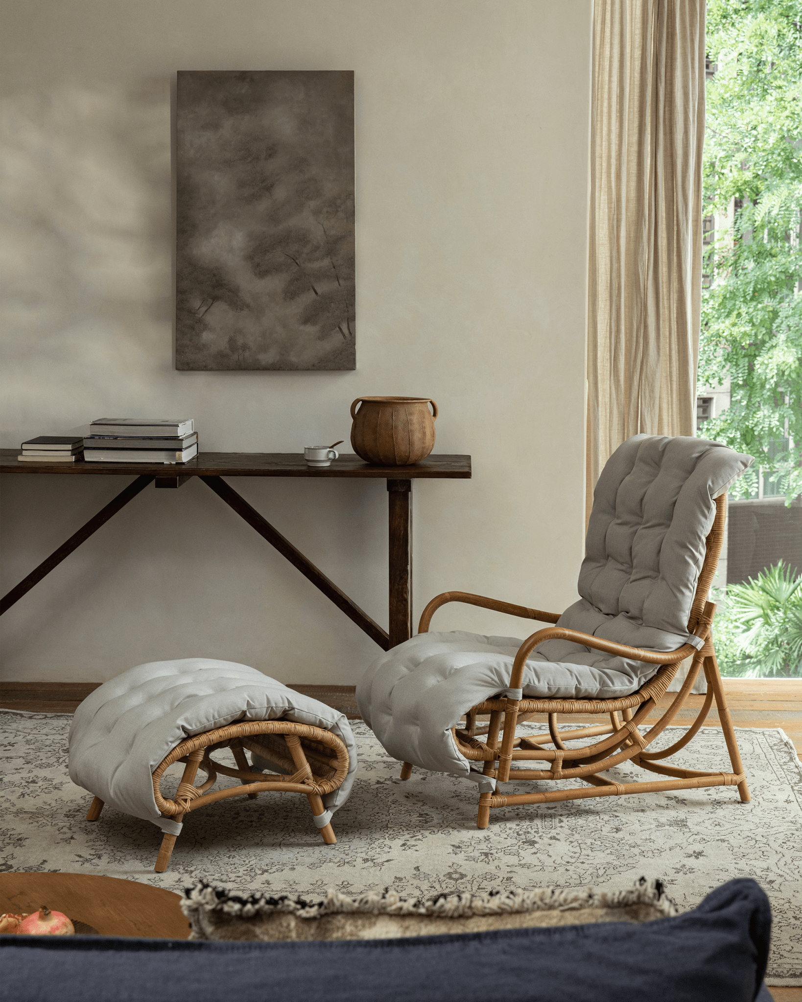 Nalgae Rattan Lounge Chair