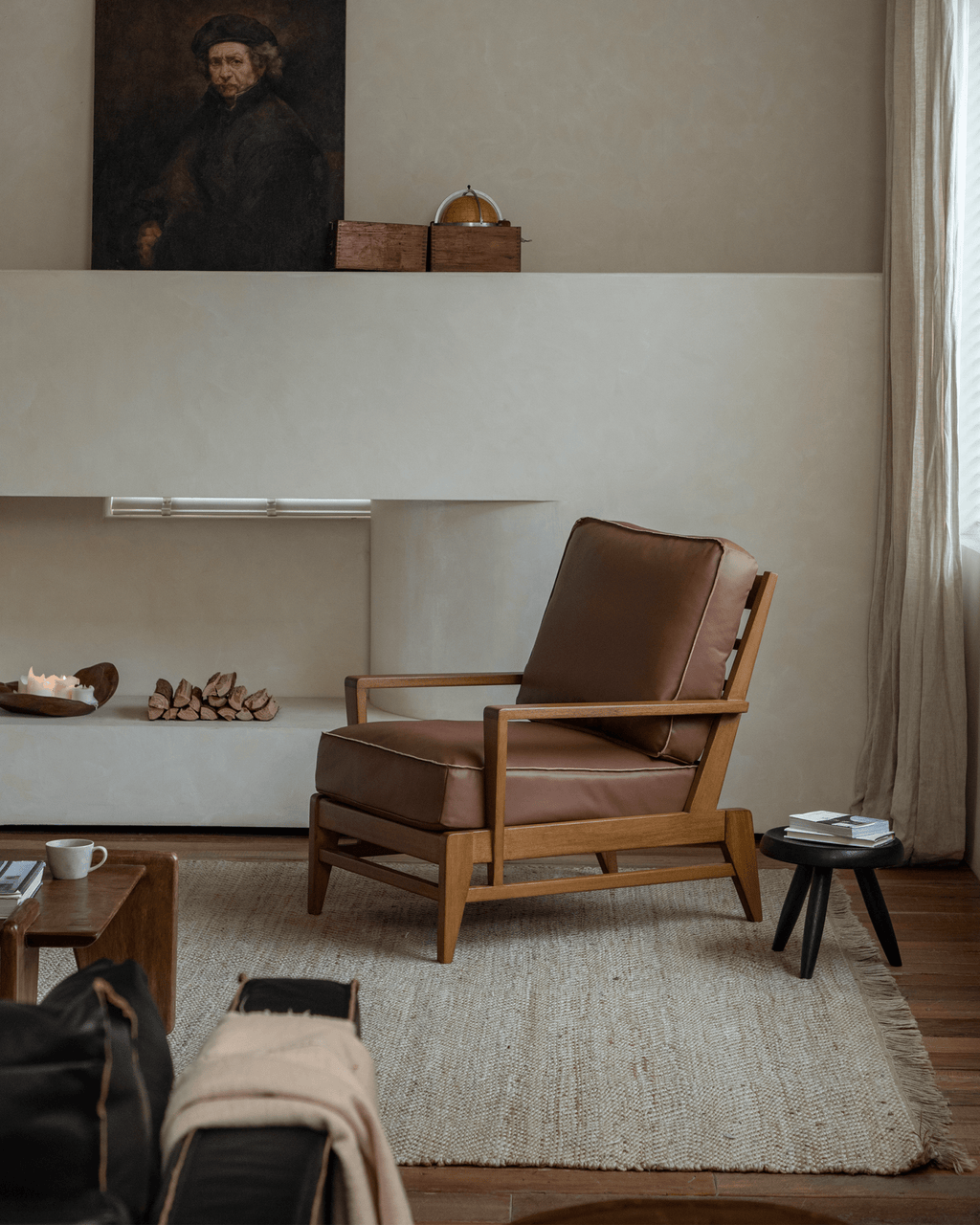 René Leder-Loungesessel