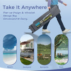 13' x 13' (ca. 4 x 4 m) großes, verstärktes Garten-Faltpavillon-Zelt mit elegantem Eckvorhang