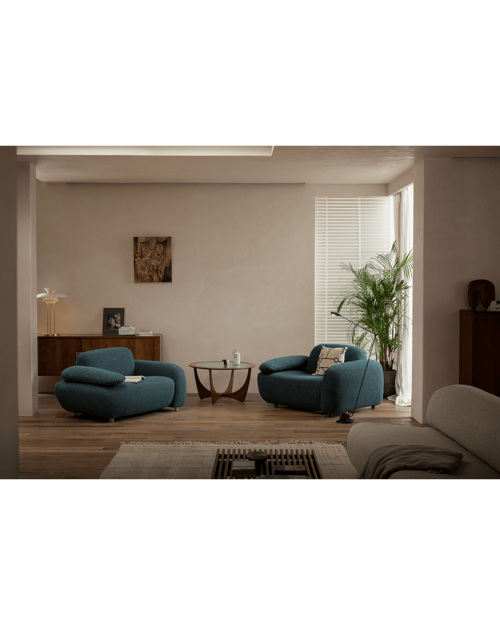 Gestein Bouclé Sessel