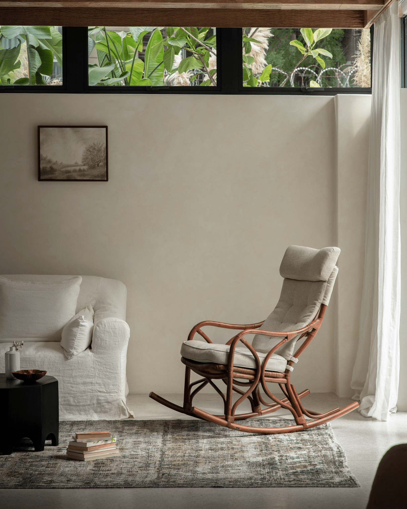 Aku Rattan Rocking Chair