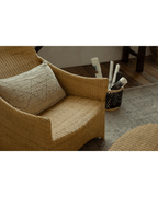 Gleit-Loungesessel aus Rattan