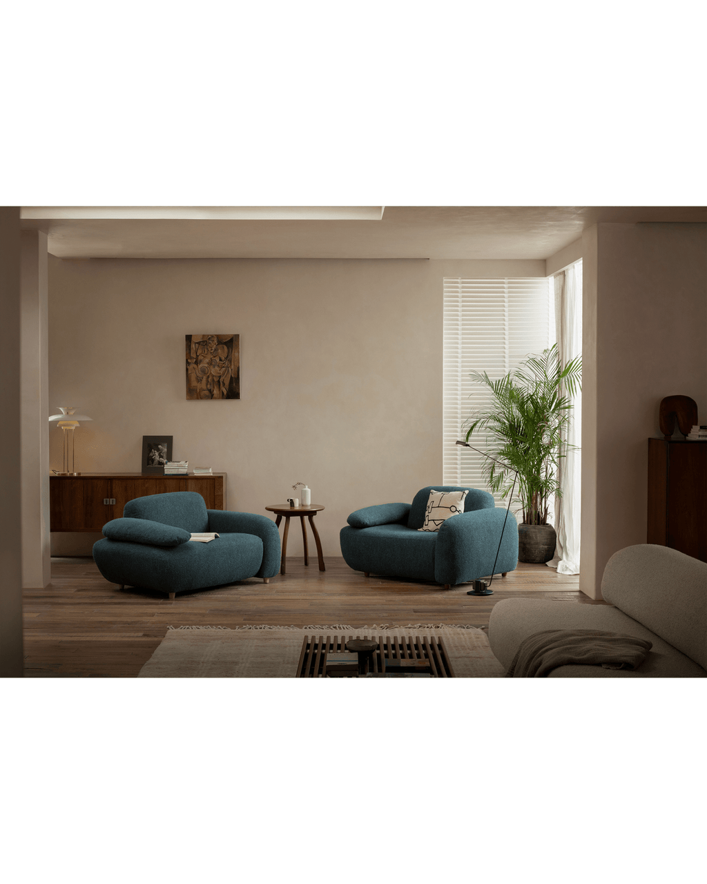 Gestein Bouclé Sessel