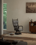 Gakusha Rattan-Drehstuhl