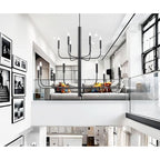 Minimalistischer Kerzenleuchter mit 15 Leuchten, 2-stufig, antikes Design – 48