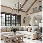 Minimalistischer Kerzenleuchter mit 15 Leuchten, 2-stufig, antikes Design – 48