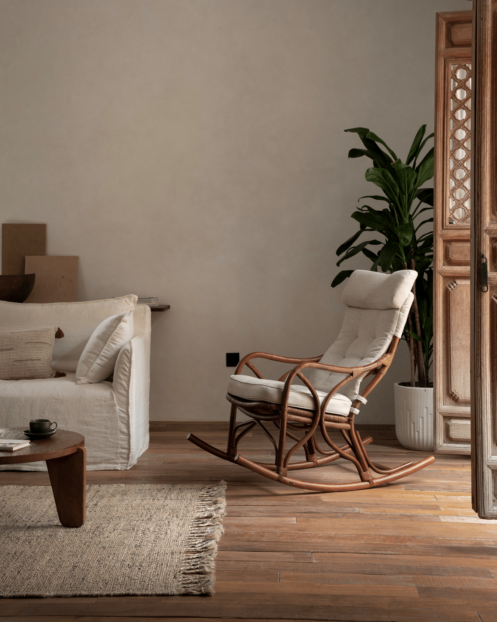 Aku Rattan Rocking Chair