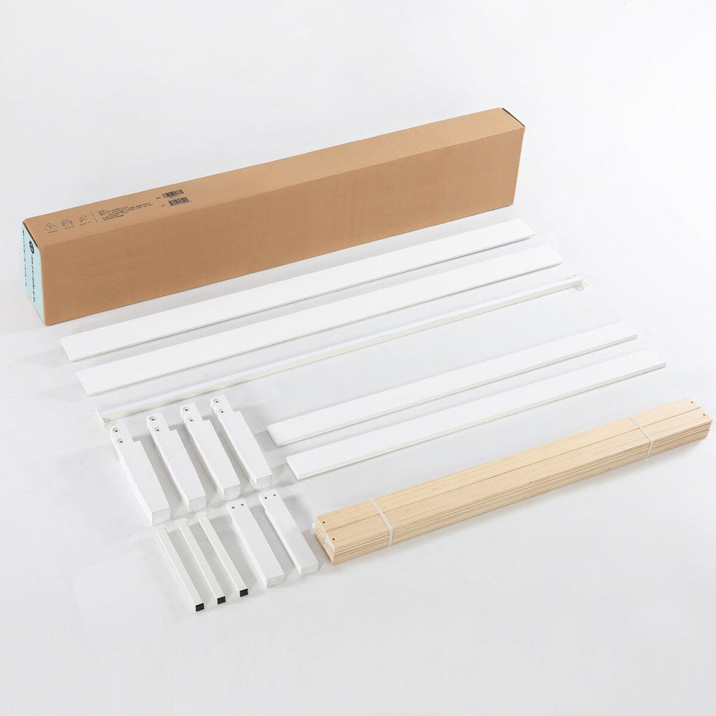 Klassisches 16-Zoll-Plattformbettgestell aus Massivholz in verschiedenen Ausführungen