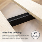 Klassisches 16-Zoll-Plattformbettgestell aus Massivholz in verschiedenen Ausführungen